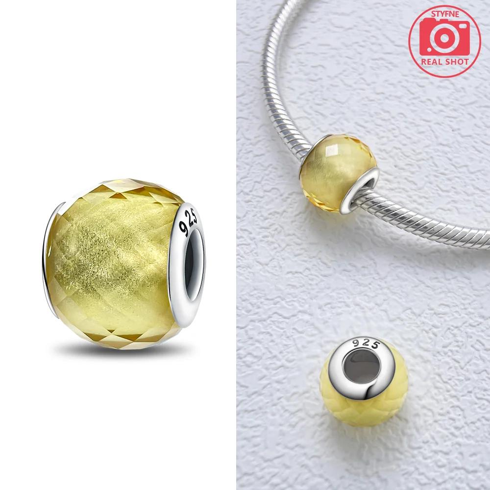 925 Silver Bracelet Women DIY Gift Murano Jewelry with Flower Blue Star Green Turtle Glass Beads