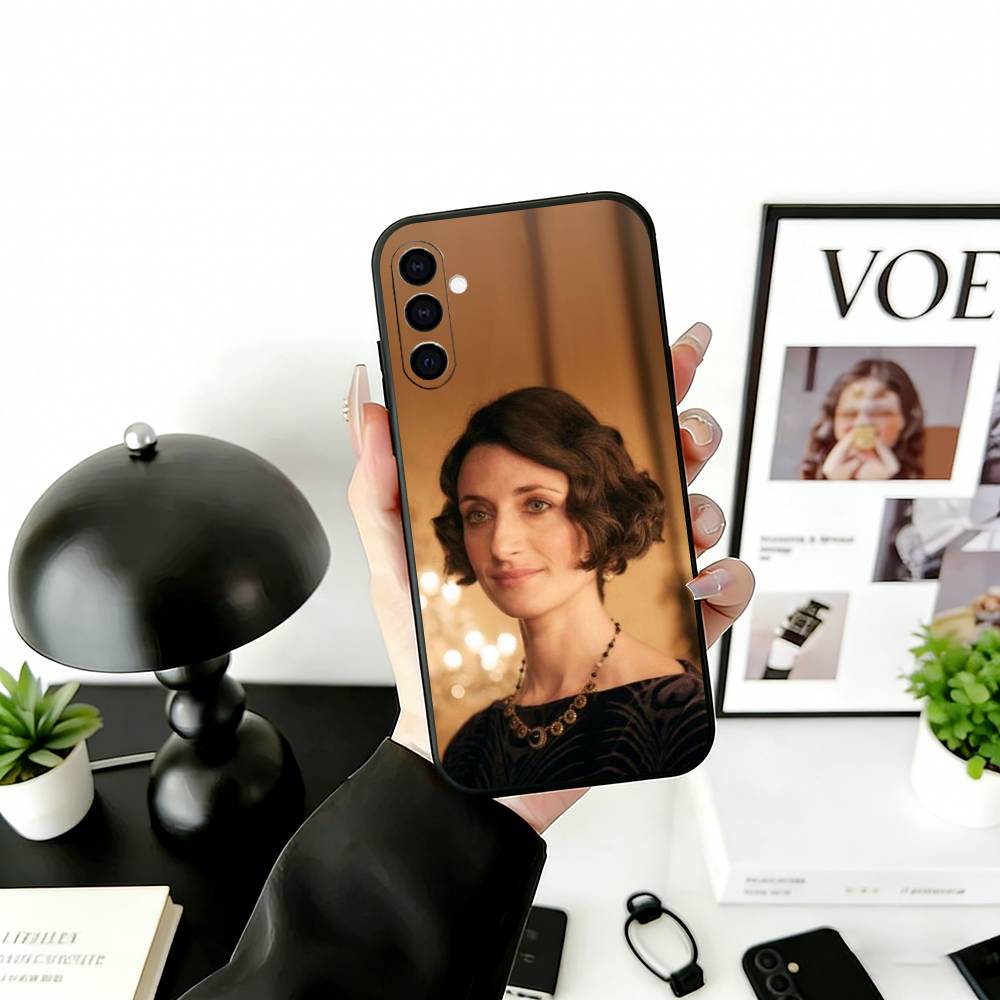 P-B-Lizzie Stark Phone Case Black Silicone Soft For Samsung Galaxy A73,A72,A71,A70,A53,A52,A51