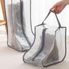 Household Transparent Short Boot Storage Bag Waterproof Dustproof Shoes Protection Bag Long Boots Pocket Moistureproof Container