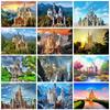 Diamond Painting Castle Embroidery Cross Stitch Mosaic Landscape 5D Diy Full Round Rhinestone Pictures Home Decor