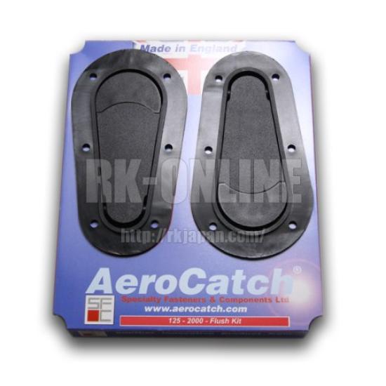 SFC AEROCATCH 125 Серия Врезной Черный с Красной Фиксирующей Пластиной Комплект Тип, Без ключа, (125-2000)