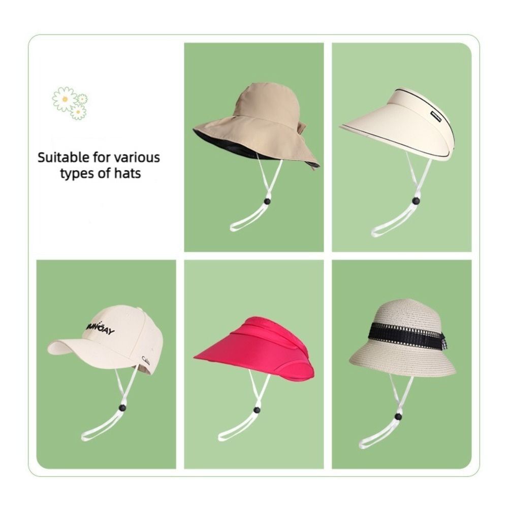 Adjustable Windproof Hat Strap Removable Hat Retainer New Hat Chin Cord Straps Women