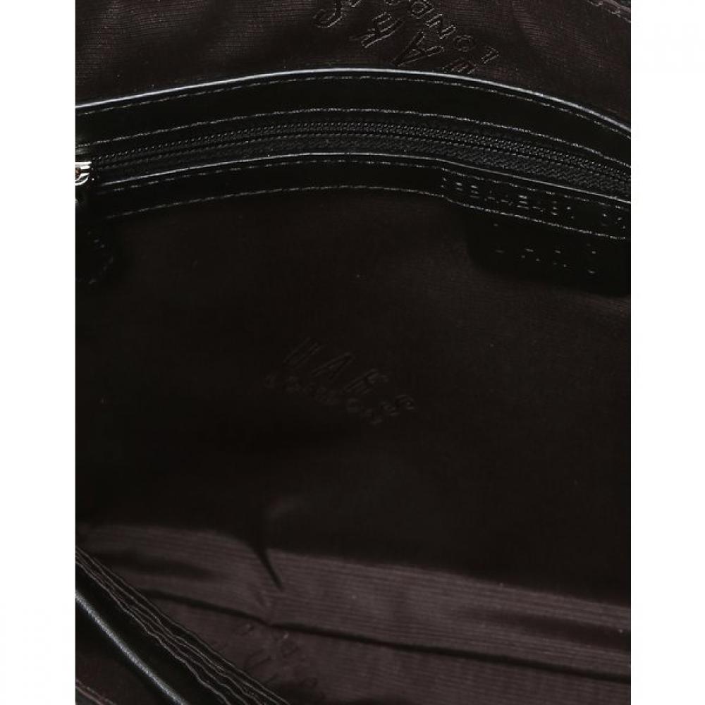 Daks Black Cowhide Clutch Embossed Pattern Dbba4e481bk