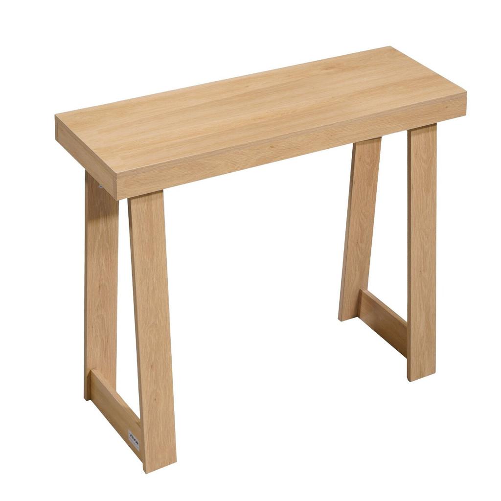 91.5 cm Console Table, Modern Desk Behind the Couch, Wooden Rectangle Entrance Desk, Narrow Long Sofa Table Accent Stand, Ideal for Hallway, Bedroom,