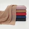 Big Size Pleated Shimmer Cotton Hijab Scarf For Women Muslim Long Shawls Solid Headscarf Wraps Islamic Headband Turban 180*90cm