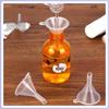 Compact Plastic Funnel for Oil, Perfume, and Cosmetic Dispensing
