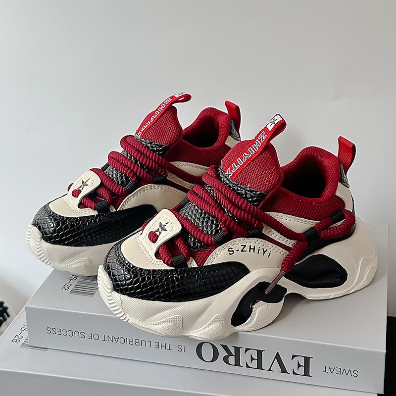 Children's sports shoes, new autumn collection for boys, outdoor casual shoes, non-slip running shoes, breathable dad shoes