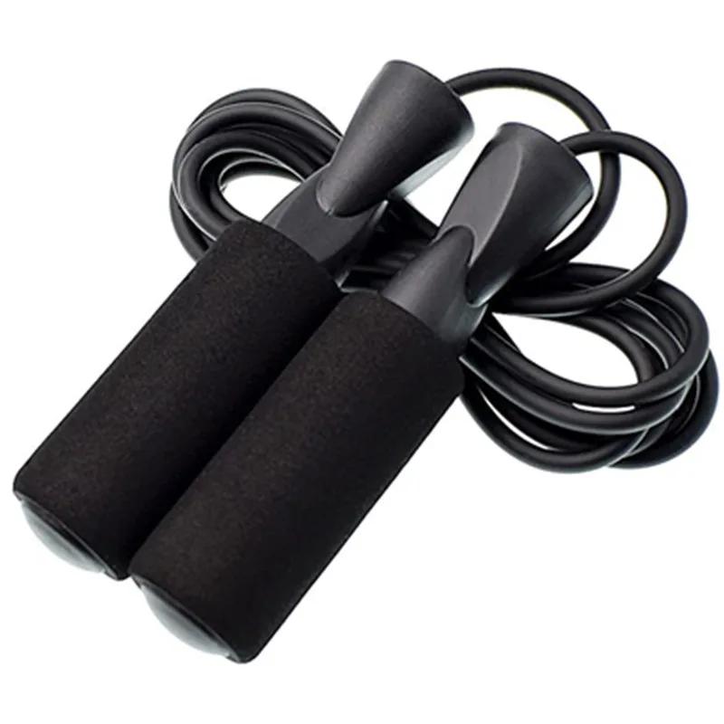 Single Piece Student Fitness Jump Rope Plastic Training Skipping Rope Bearing Handle PVC Rope Lose Weight Fitness Equipment