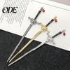 Lady Hairpin Ladies Ancient Sword Bright Luster Plating Smooth Hair Clip Surface Chinese Anti Fall Stick Accessories