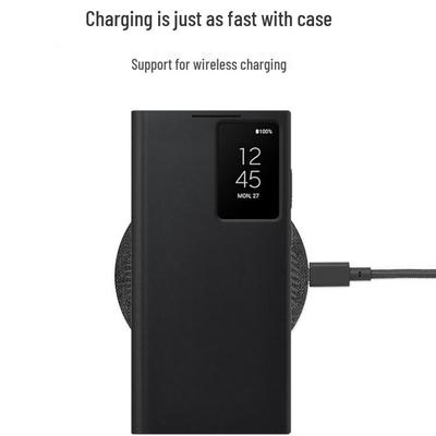 Умный зеркальный чехол Samsung для Galaxy S24 Ultra, Note20 Ultra, S23 Ultra