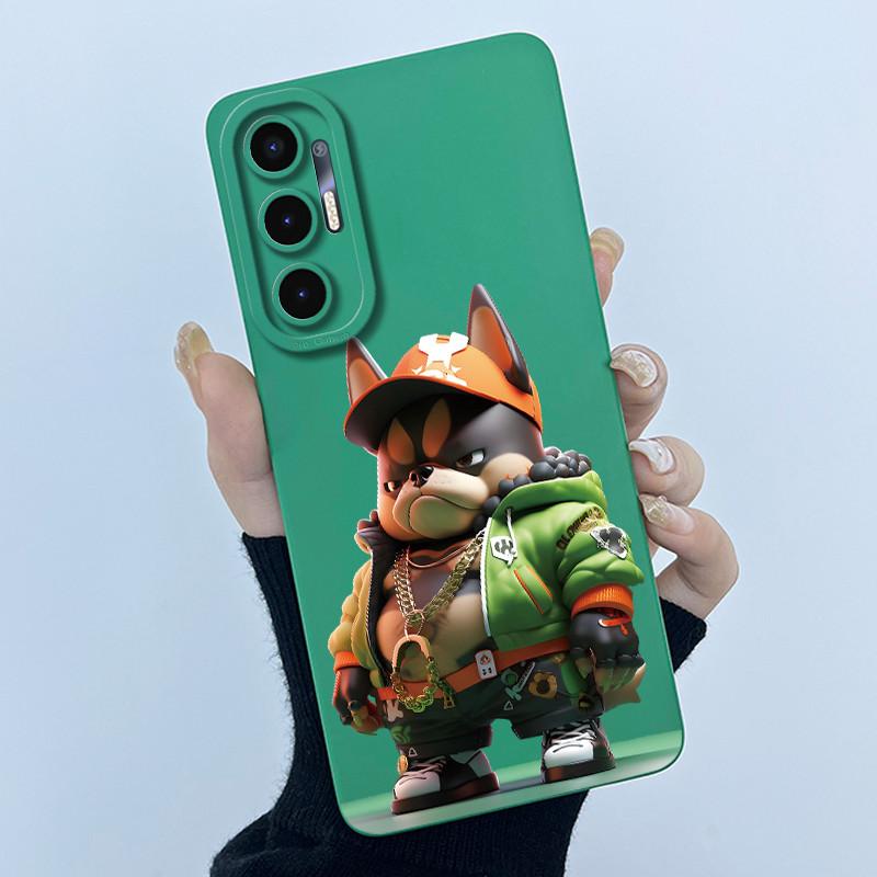 Чехол для Tecno Pova 3 LF7n Милый Мультяшный Кот Матовый Ударопрочный Мягкий Силиконовый Чехол для Телефона Для Tecno Pova 3 Pova3 Funda 6.9''