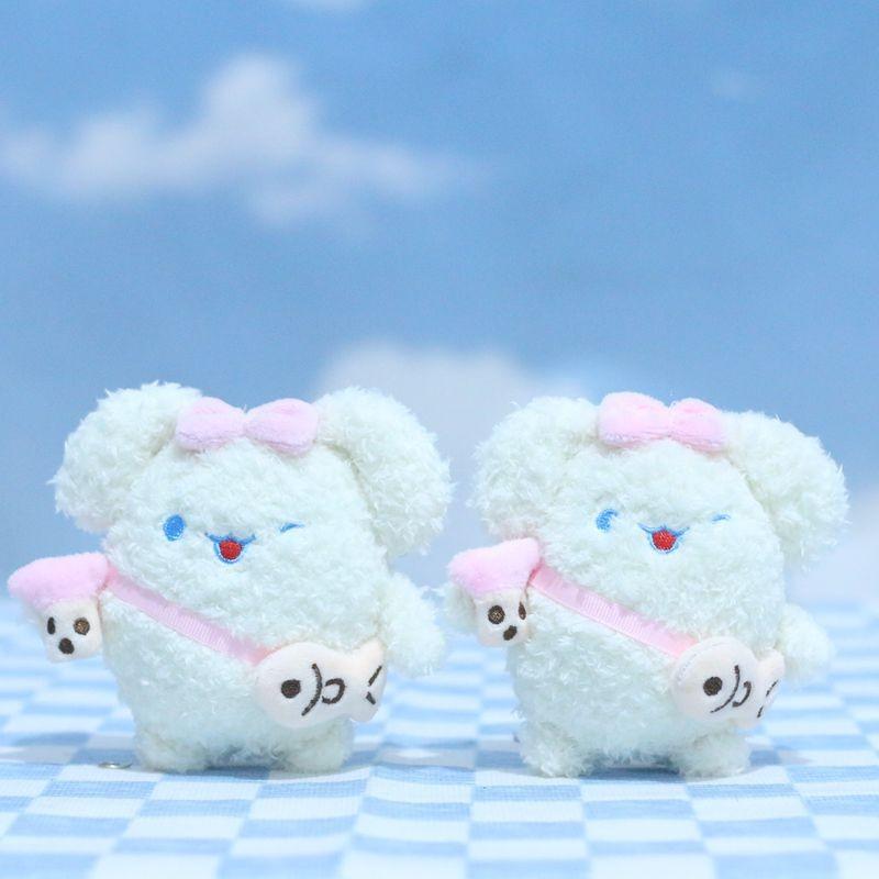 Очаровательная плюшевая игрушка-брелок Sanrio Cinnamoroll, милая собачка, для сумок и аксессуаров