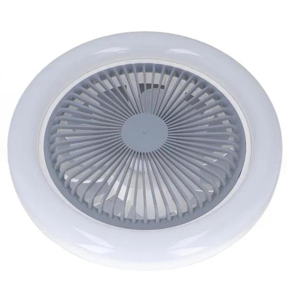 E27 30W Современный светодиодный потолочный светильник с вентилятором Потолочный вентилятор с регулируемой яркостью для спальни с дистанционным управлением