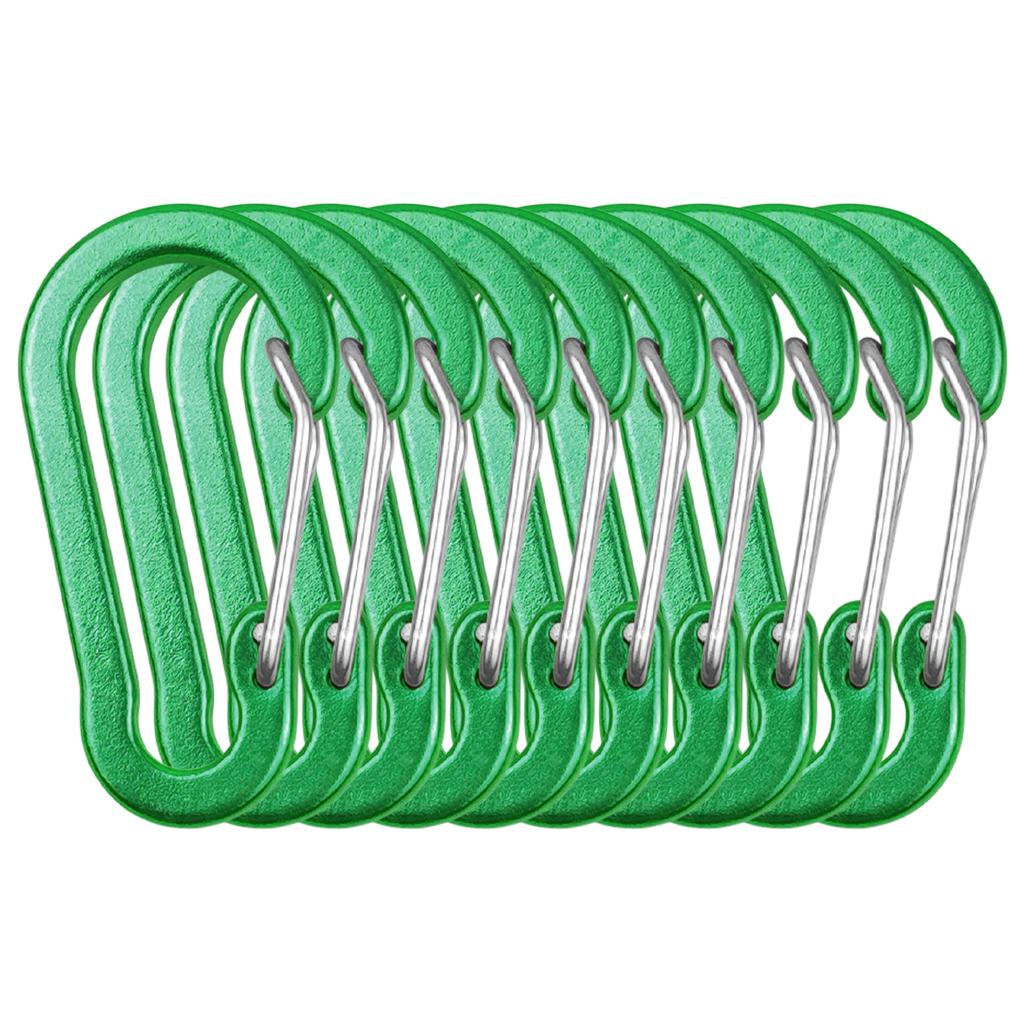 Зажимы-карабины, мини-брелок из алюминиевого сплава, зажим-карабин, кольца D для кемпинга, пешего туризма, рыбалки