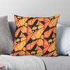 Equinox Radiance Orange Gradient Square Pillowcase Polyester Linen Velvet Creative Zip Decorative Home Cushion Cover