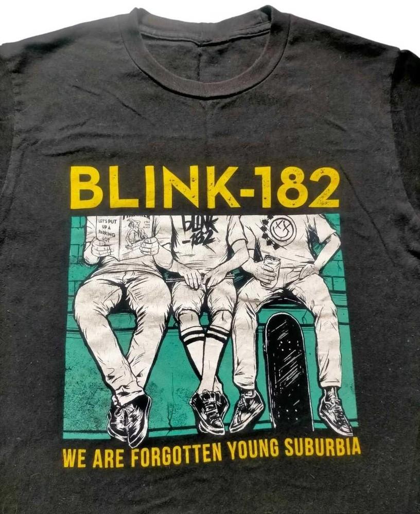 Винтажная футболка Blink 182 Forgotten Young Suburbia Хлопок Унисекс S-5XL M345 Унисекс футболка