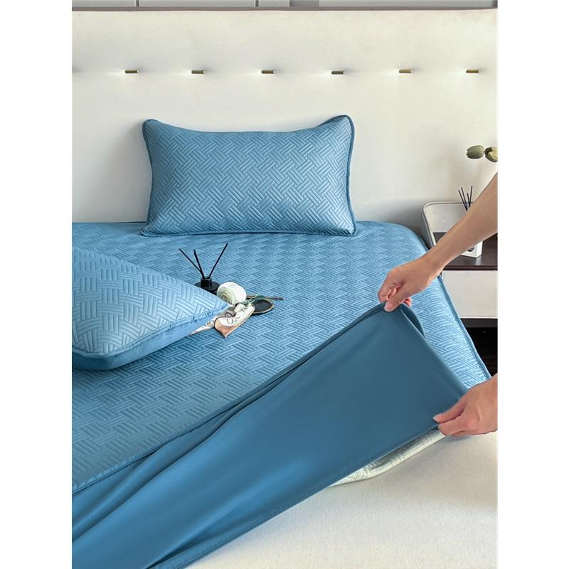 Мягкий защитный чехол для матраса Summer Cooling - 3 шт., полное покрытие, шелковое покрывало для комнат с кондиционером