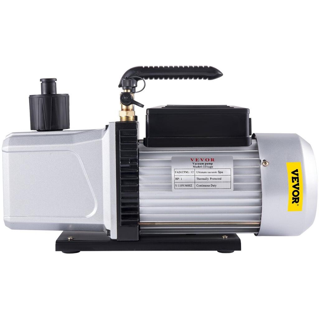 Vacuum Pump Double Stage 12CFM 340 L/min Inlet port 1/4