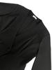 AOMEI Сексуальные черные блейзеры для женщин с V-образным вырезом и рукавами-плащом Slim Fit High Street Вечерние куртки на день рождения с поясом на талии