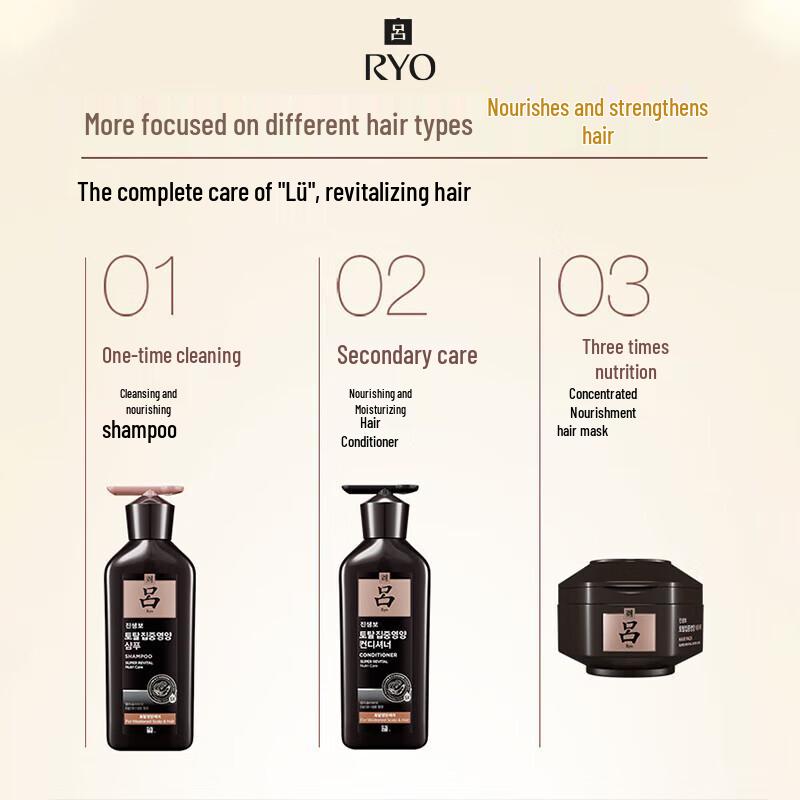 Ryo Чжэнь Цуй Шэнь Ян Маска для волос с черным женьшенем