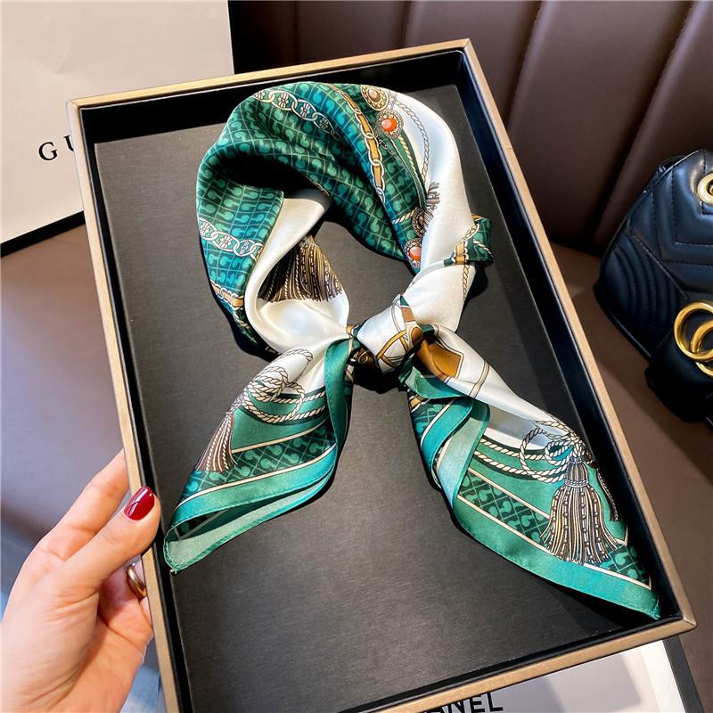 100% натуральный шелковый квадратный шарф женский бандана платок шарфы шали квадратный ворот фуляр накидки cachecol femme schals bufanda