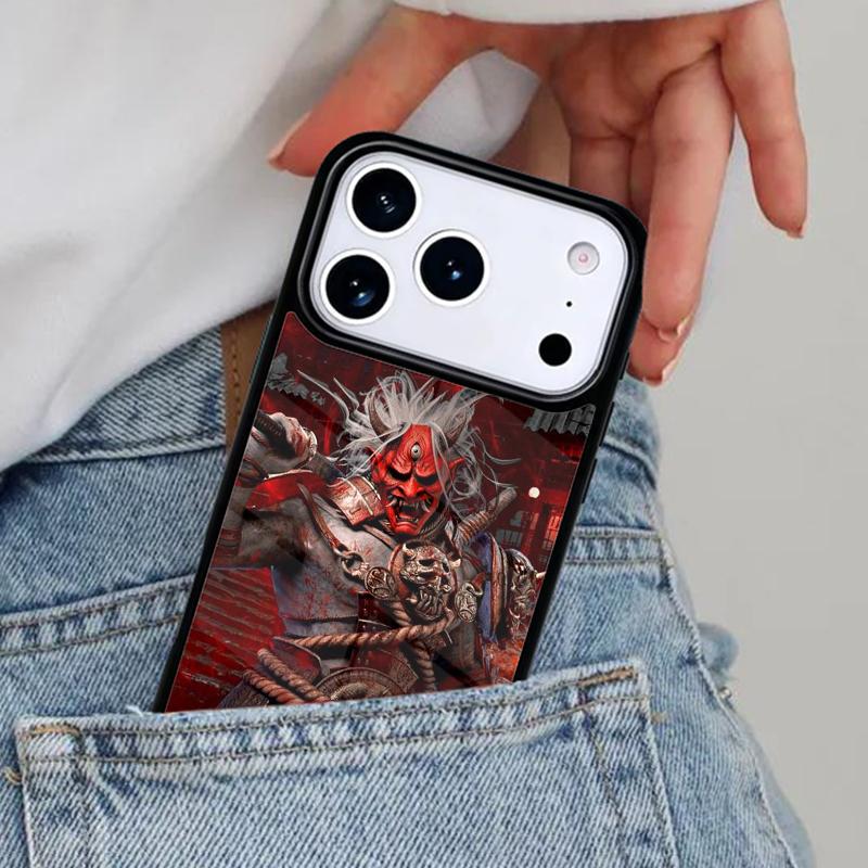 Чехол для телефона Самурайский Демон для iPhone 17ProMax 12 13 14 15 16e 17 Pro Max Plus Air Cover