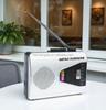 РЕТРО FROTUEN Бренд Автоматический реверсивный кассетный плеер Walkman AM/FM Радио Плеер для кассет с динамиком Питание от адаптера постоянного тока Встроенный микрофон