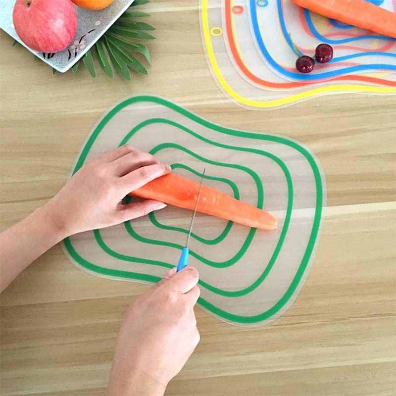 Хорошая пластиковая разделочная доска, нескользящая, матовая, кухонная разделочная доска, кухонный инструмент