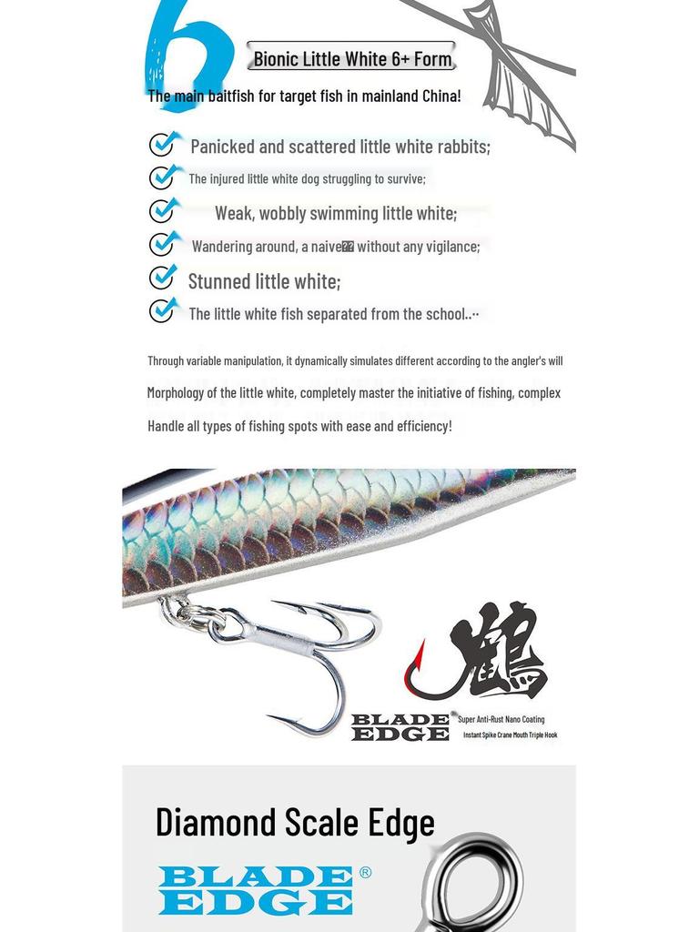 Тонущий воблер Bluefin Tuna: Ультимативная подводная спиннинговая приманка для всех слоев воды, идеально подходит для окуня и сома.