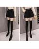 Women's Casual High-Waisted Wool-Blend Wide-Leg Shorts - Early Autumn/Winter 2026