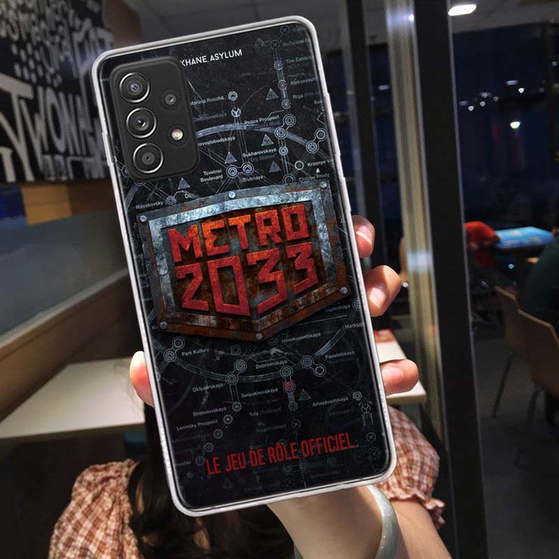 Чехол для телефона Metro 2033 для Samsung A54 A57 A37 A17 A14 A15 A12 A24 A34 A55 A35 A25 A52S A07 A05S A04S A22 A32 A72 Galaxy Note 20