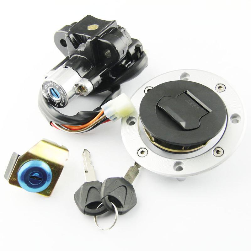 Motorcycle Fuel Gas Cap Ignition Switch Seat Lock with Key Kit For Suzuki SV650 GSXR600 GSXR750 GSXR1000 DL1000 V-Strom GSX1400