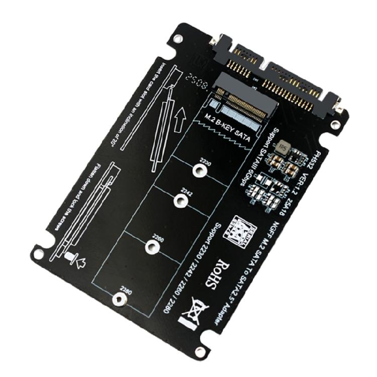 M.2 B Key Adapter Card Support 2230 2242 2260 2280 Hard Disk B Key to Adapter Card Converter Board