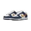 Nike Dunk Low PS Midnight Navy Wheat Kids Sneakers Blue White FB9108-111