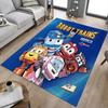 1 шт. Ковер Robocar Poli для приключений в игровой комнате, спальне, гостиной, на диване, декор для дома, детский коврик для игровой зоны, нескользящий коврик для пола Y730153
