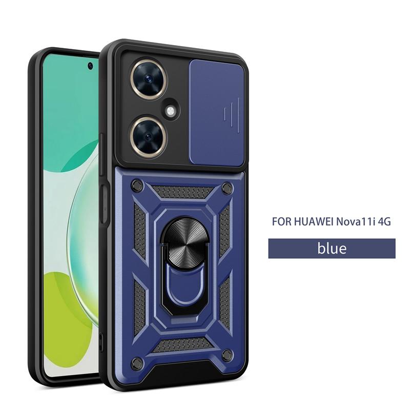 Для Huawei Nova 11i 11 Pro противоударные чехлы для телефонов Honor 90 Honor90 Lite слайдер защитное кольцо для объектива камеры подставка чехол