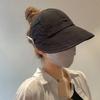 New Fashion Wide Brim Sun Hat Anti-UV Women Foldable Fishing Hat Adjustable Pocket Design Sunscreen Baseball Cap