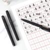 BAOKE Черная гелевая ручка большой емкости, набор из 6 штук