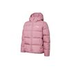 Logo Warm Hooded Down Jacket Women Jacket Pink Purple 586930-16
