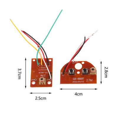 2Ch 27Mhz Circuit Pcb Передатчик и приемник Набор для игрушки-автомобиля-грузовика