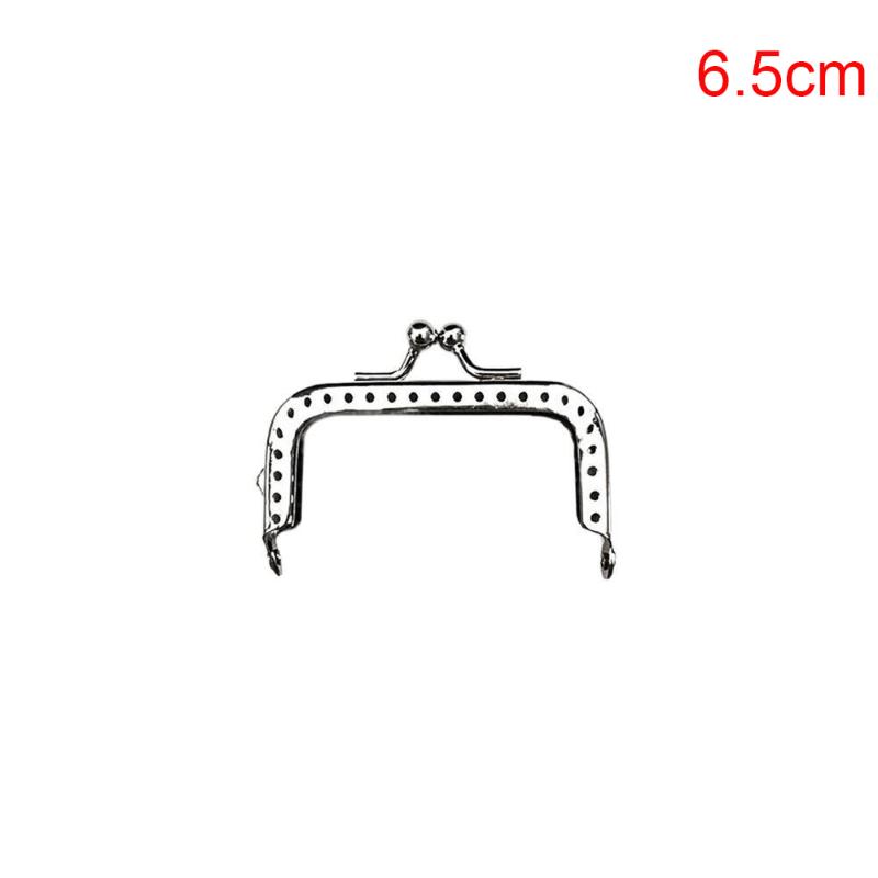 Rustproof Metal Purse Frame Kiss Clasp Vintage Bag Lock Hardware for Handmade Clutch Wallet Production