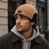 Adjustable Brimless Cap Adjustable Back Strap Retro Docker Hat Beanie Hat  Daily Casual Wear