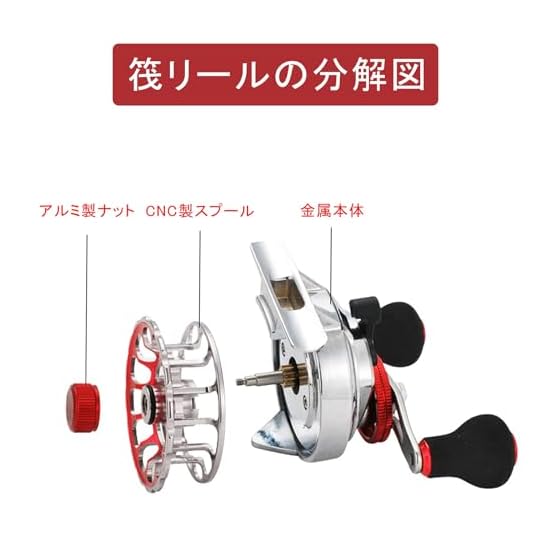 Катушка для рафта, Kase Fishing, Катушка для чину, Ловля с рафта, Drop Fishing, 3.6:1 Передаточное число, 10+1 Подшипник, Каменный окунь
