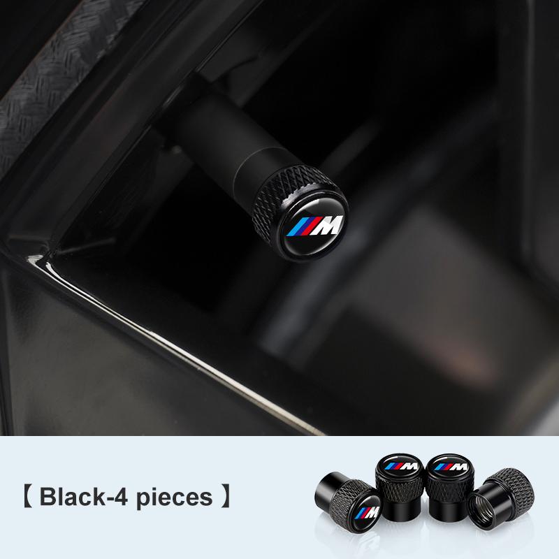 4Pc Car Styling Wheel Tire Valve Cap Aluminum Alloy Waterproof Cover For BMW M E36 E46 E91 F48 F25 F15 F10 F20 F01 X1X3X4X5X6 X7 GMWBX1