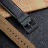 BISONSTRAP Запасная пряжка для часов из нержавеющей стали, застежка для универсальных часов, включая инструмент для установки, матово-черная