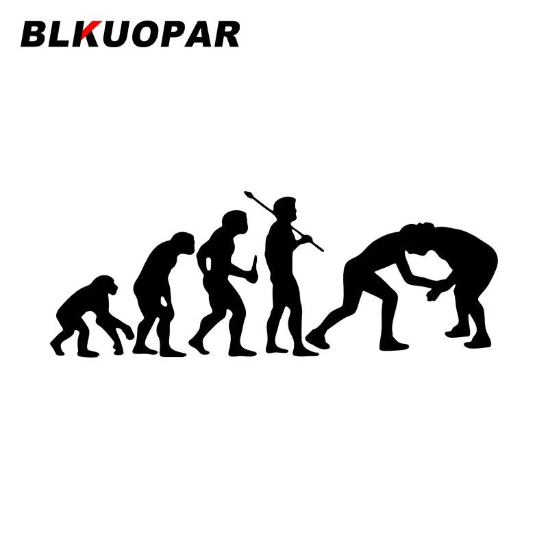 BLKUOPAR Kitesurfing Evolution Car Stickers JDM Creative Vinyl Decal Scratch-Proof Bumper Motorcycle Surfboard Car Accessories