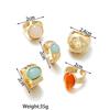 5Pcs Gold Tone Vintage Ring Set Aesthetic Alloy Fashion Jewelry Gift Boho Open Rings  for Women