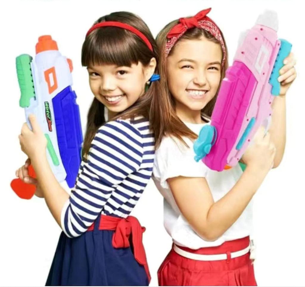 Ousaliyea Water Gun Set of 2, Pressurized Water Pistol Large Capacity 1250cc Super Strong Flying Distance 10-12m Water Gun Suitable for Kids and