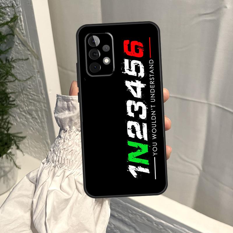 1N23456 Мотоциклетный чехол для Samsung Galaxy A52S A06 A16 A26 A36 A56 A55 A35 A15 A53 A32 A33 A13 A14 A34 A54 A17