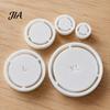 Pottery Trimming Aid 5PCS Foot Ring Tool, Reusable ABS DIY Clay Molder, Professional Tool Handmade Ceramic Base Alignment for Consistent Bowls